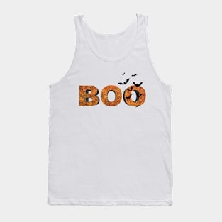 Scary 3D letters "Boo" Tank Top